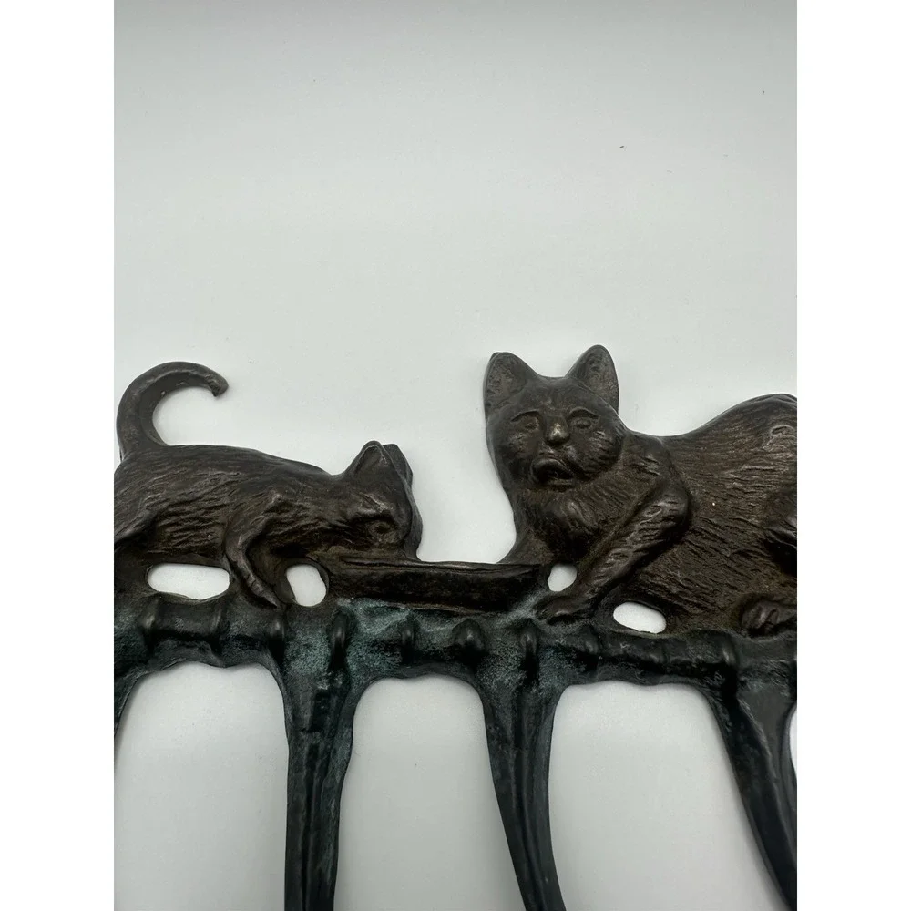 Cast Iron Wall Hooks Cats On A Fishbone 8